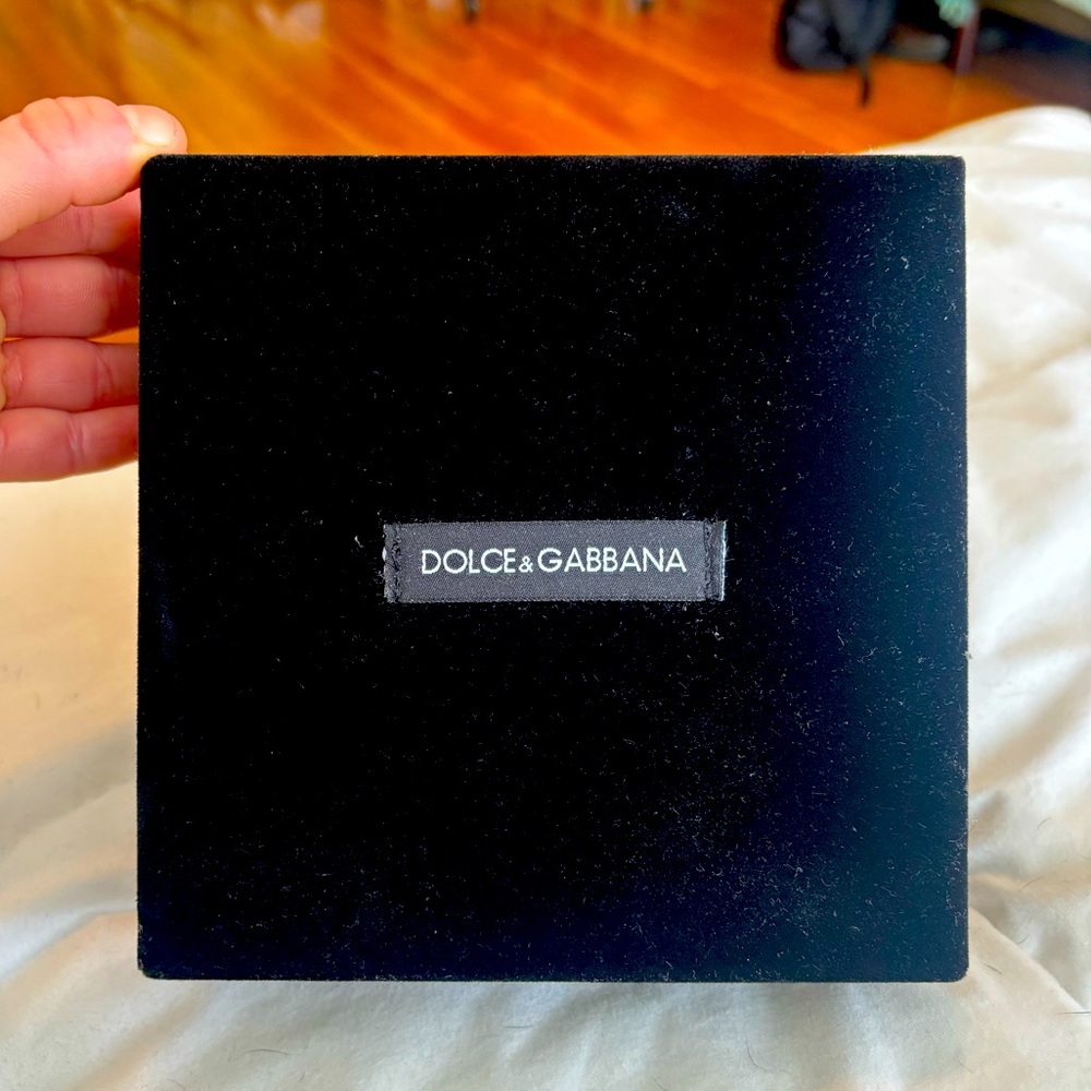 2x Velvet Dolce and Gabbana Fine Jewelry Box